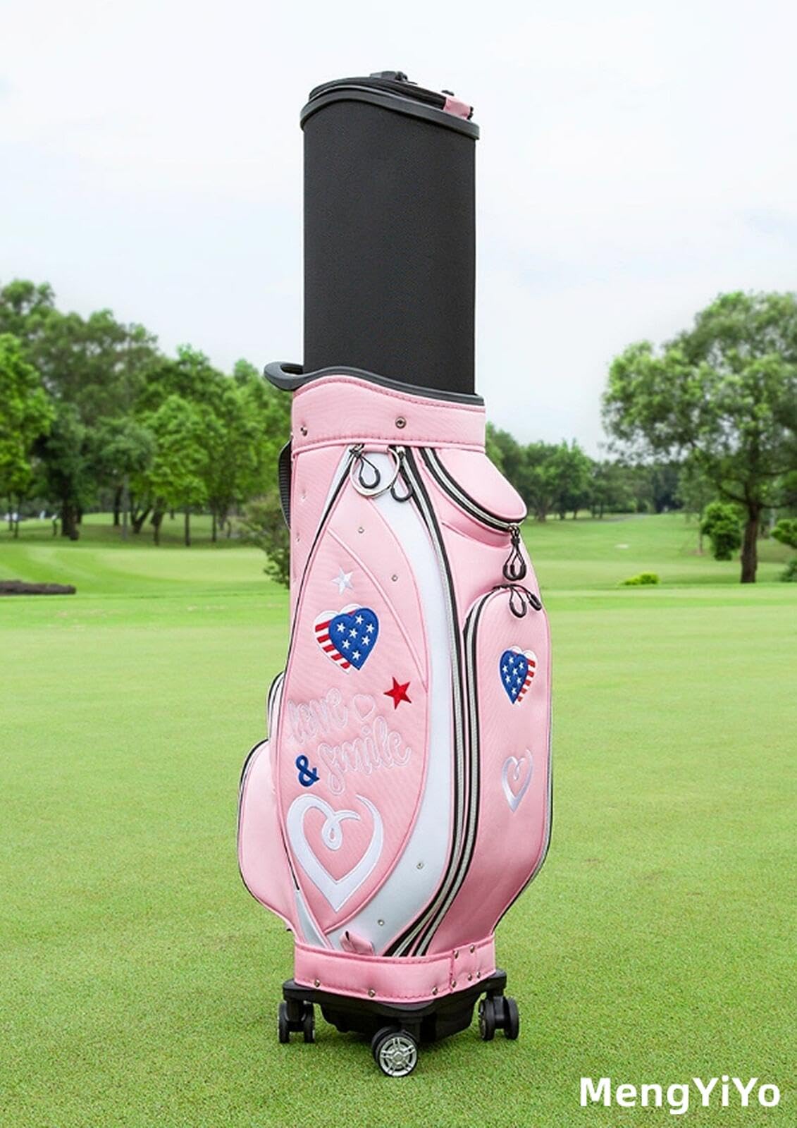 MANGILAO GOLF CLUB ゴルフバッグ　キャディバッグ ピンク MANGILAO GOLF CLUB ゴルフバッグ キャディバッグ ピンク
